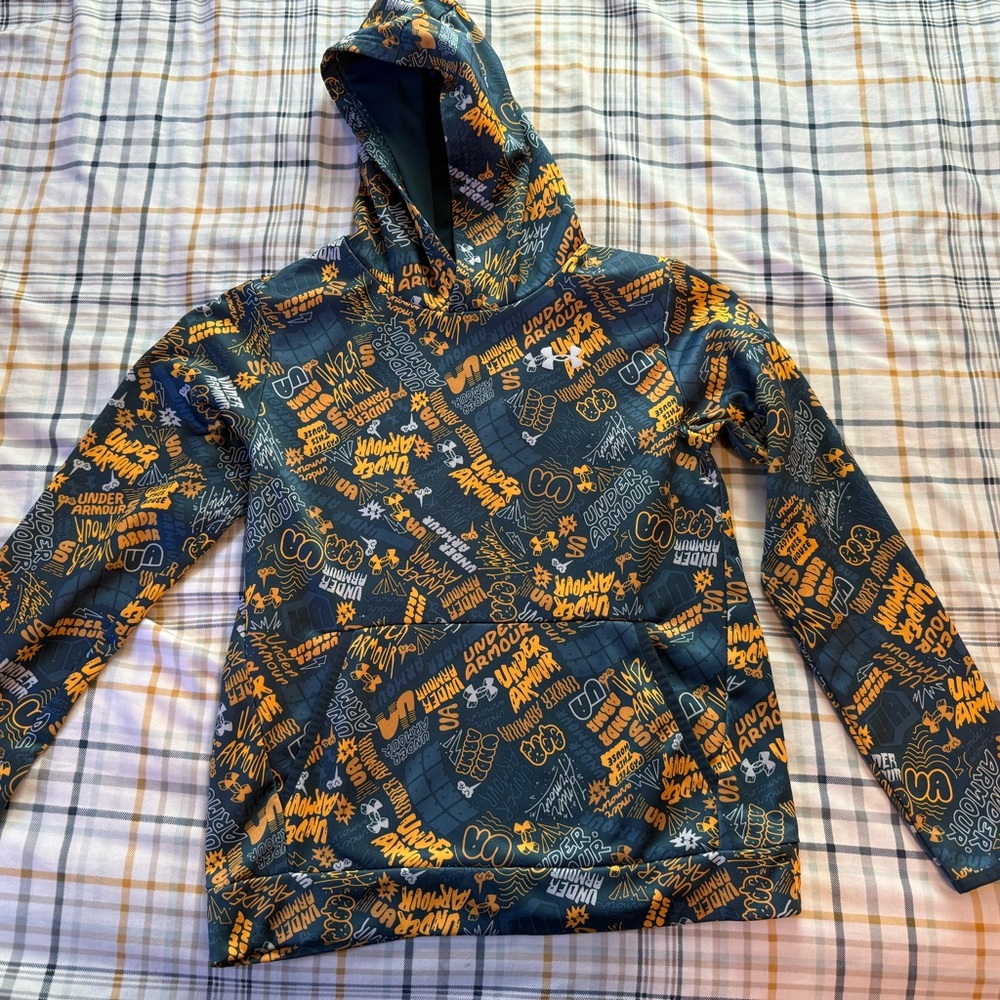 Under Armour Kids Hoodie - Blue and Orange
